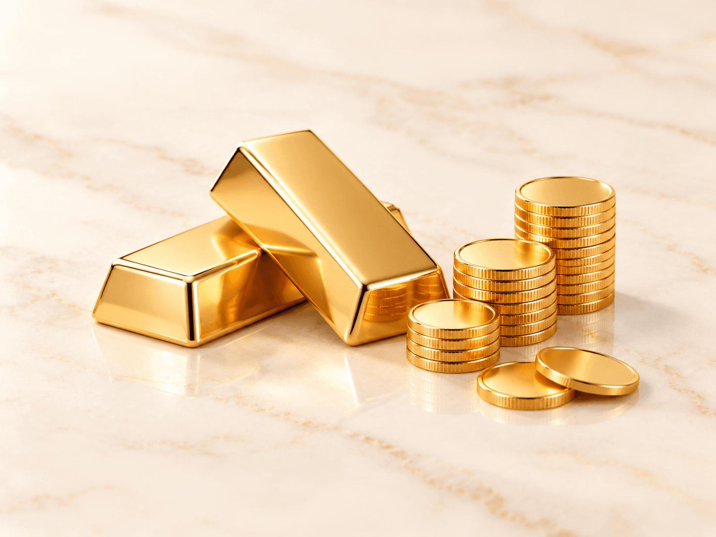 Gold coins and bullion